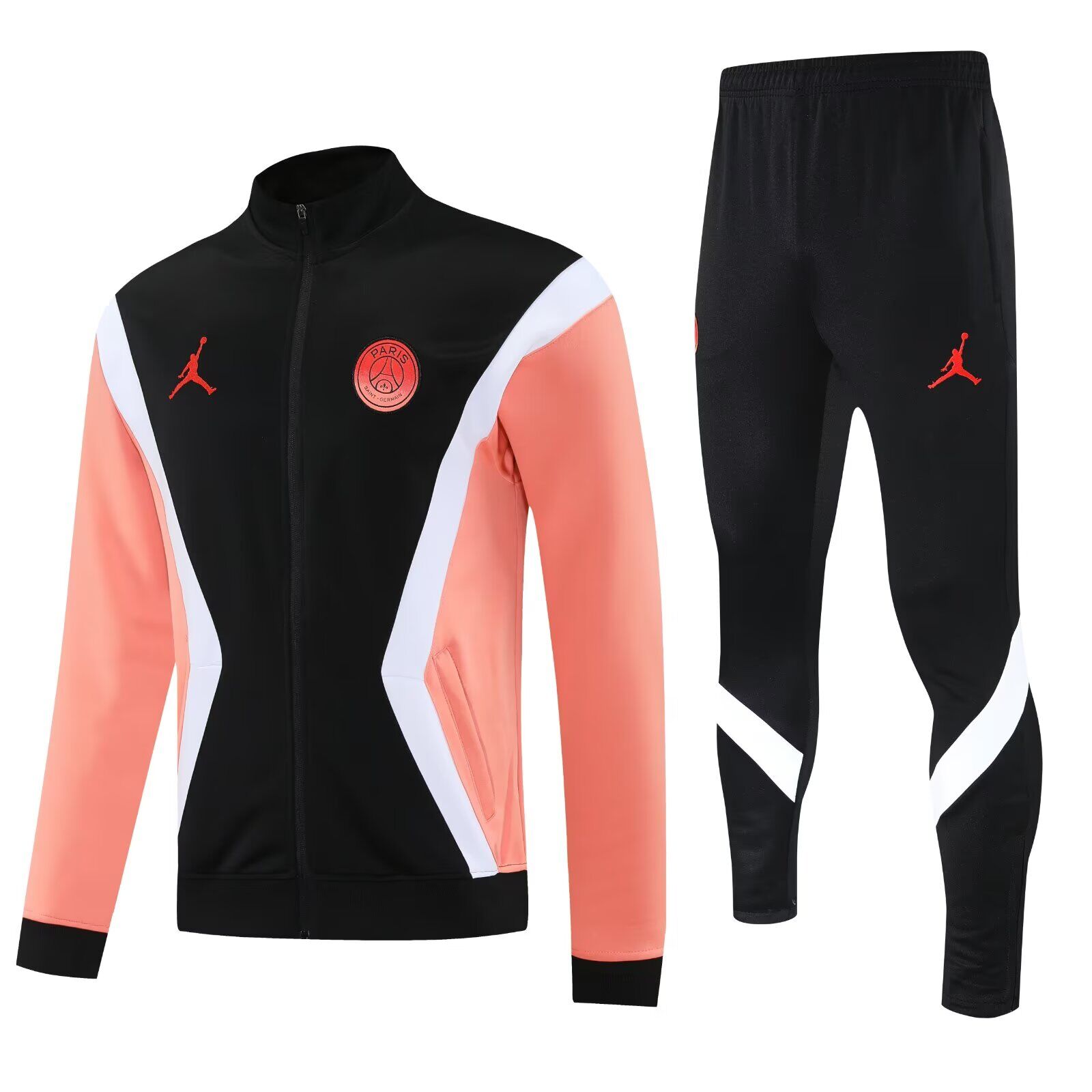 AAA Quality Paris St Germain 25/26 Tracksuit - Black/White/Pink